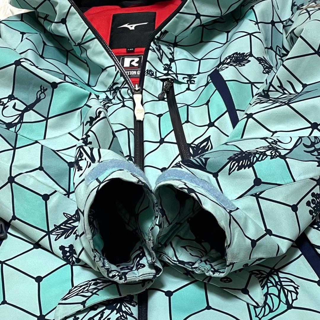 ミズノ チームJr 140 スキーウェア上下 ブレスサーモ 競技用 フルオープン