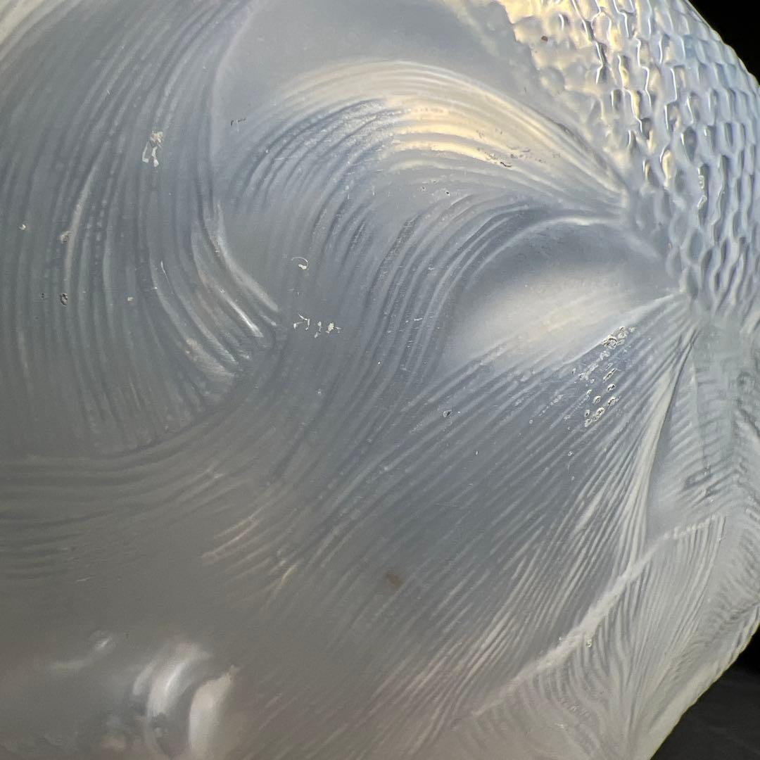 専用1920年頃　ルネ・ラリックFORMOSEウランガラス花瓶　高さ約17.5㎝