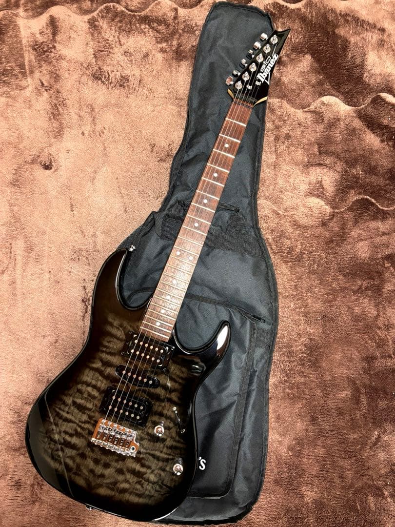美品メンテナンス済み！　Ibanez GIO GRX70QA-TKS