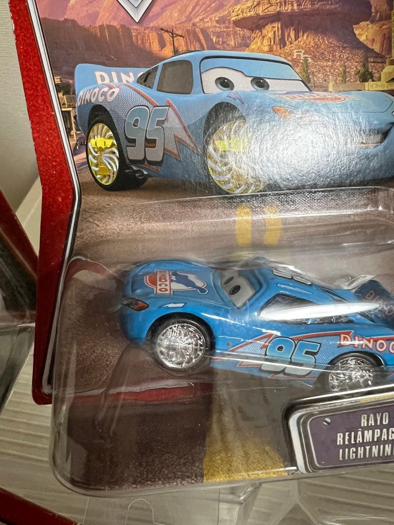 カーズ、マテル、ミニカー、マックィーン、キラキラホイール、DINOCO、キング
