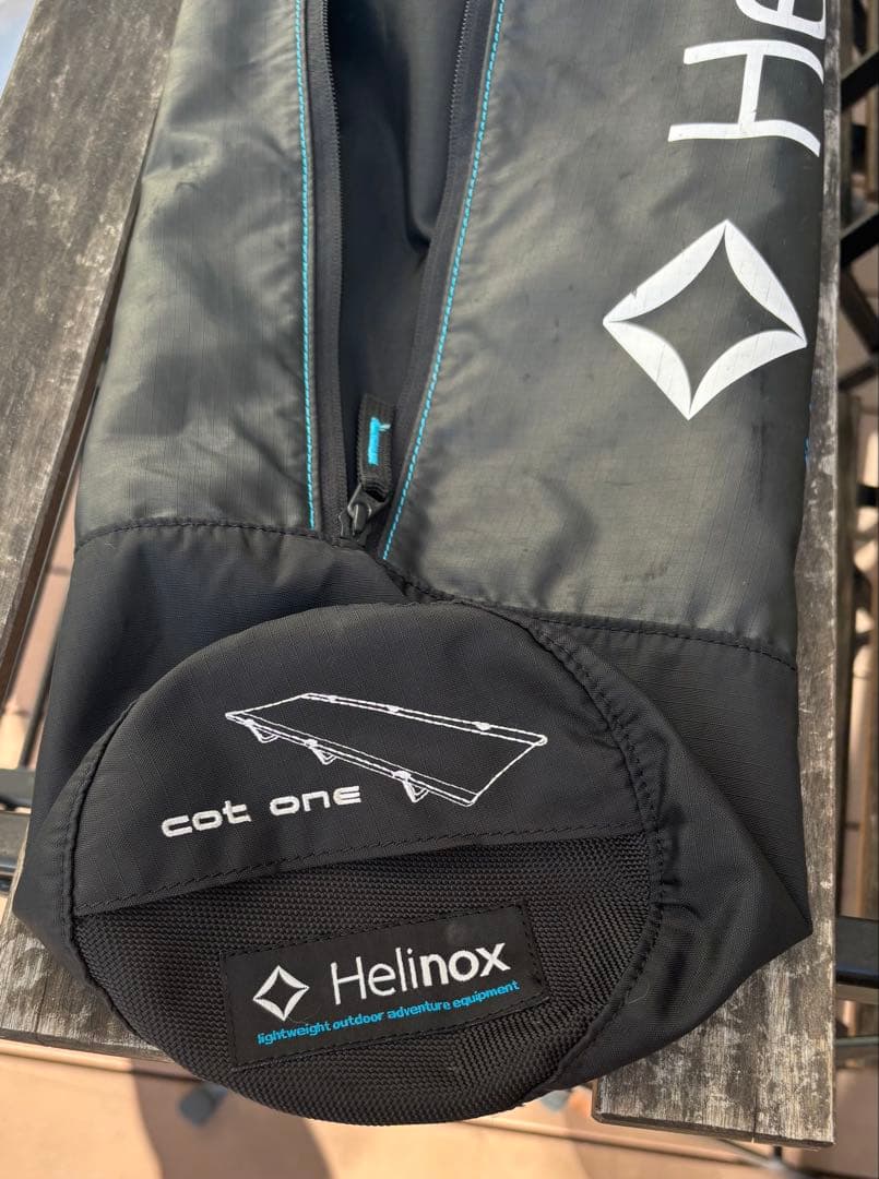 Helinox Cot One ブラック/ブルー