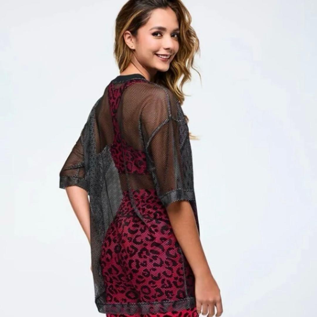 ZUMBAメッシュレオパード柄 新品　XS