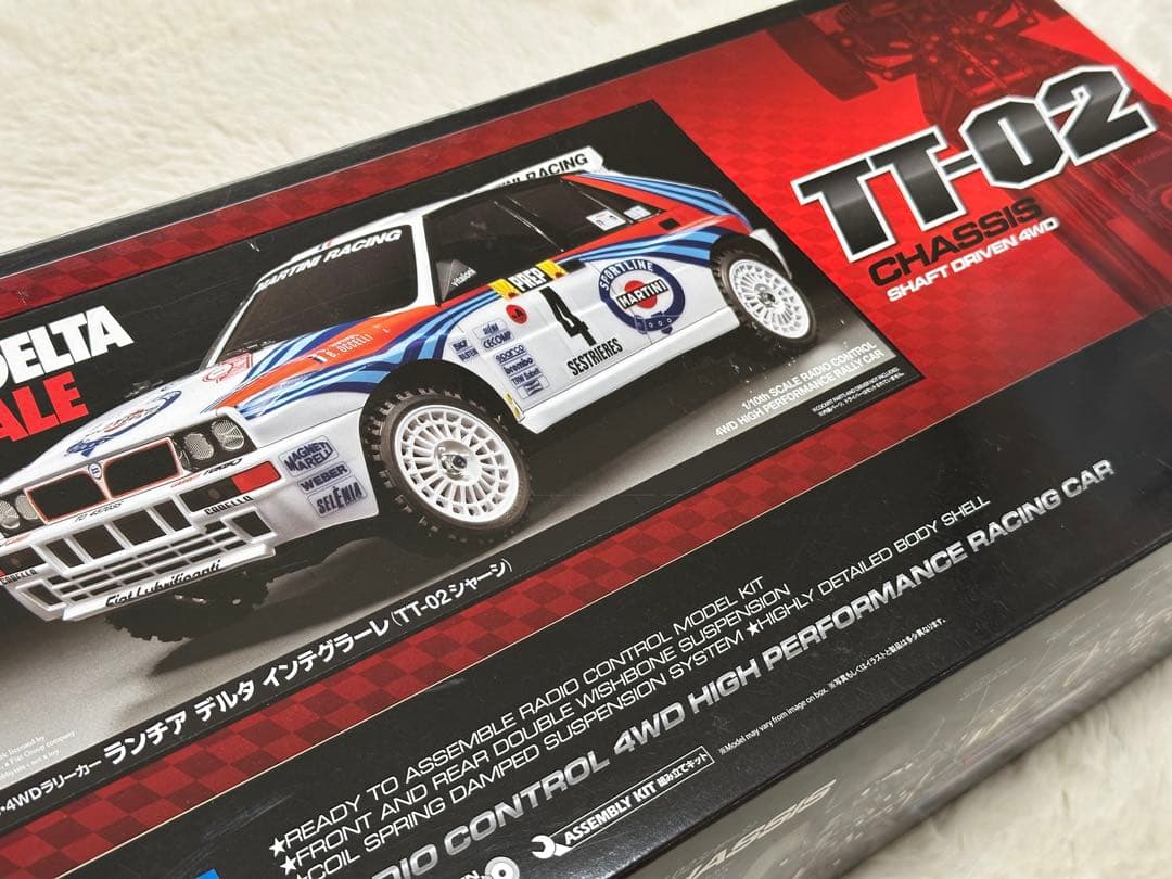 タミヤ　ランチアデルタインテグラーレ（TT-02シャーシ）