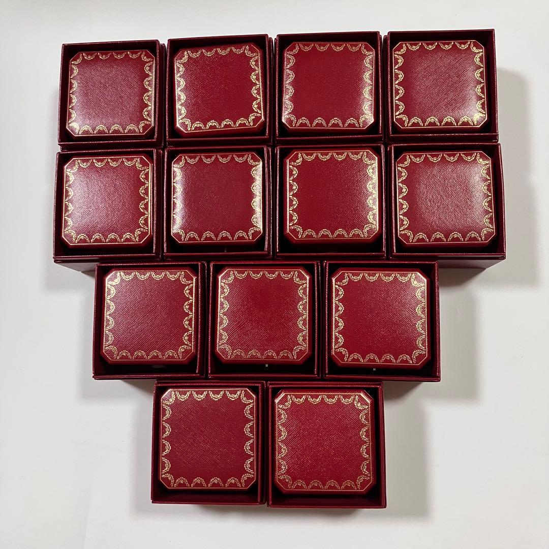 カルティエ　ネックレス　リングケース　空箱　現行品　32個