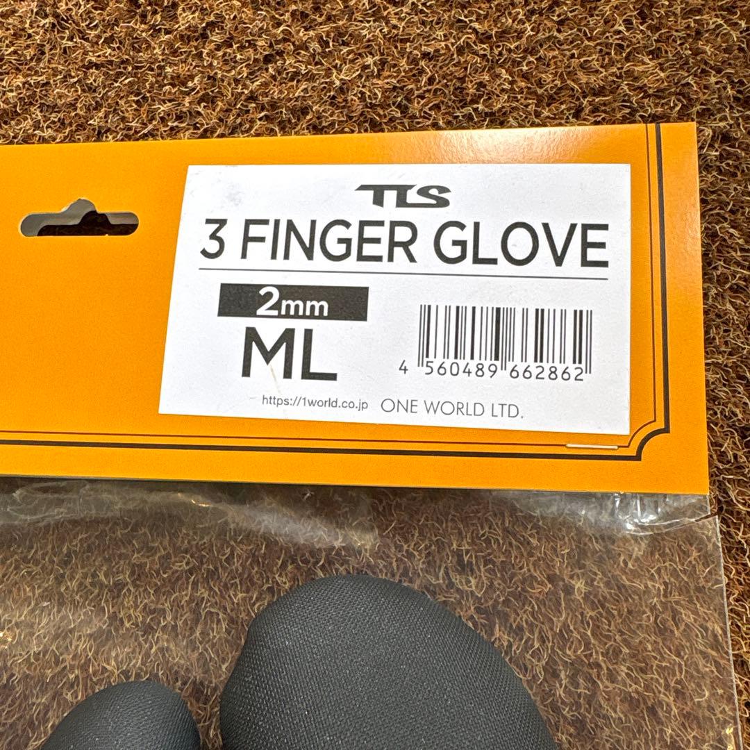サーフィン・ボディボード TLS 3 FINGER GLOVE 2mm ML
