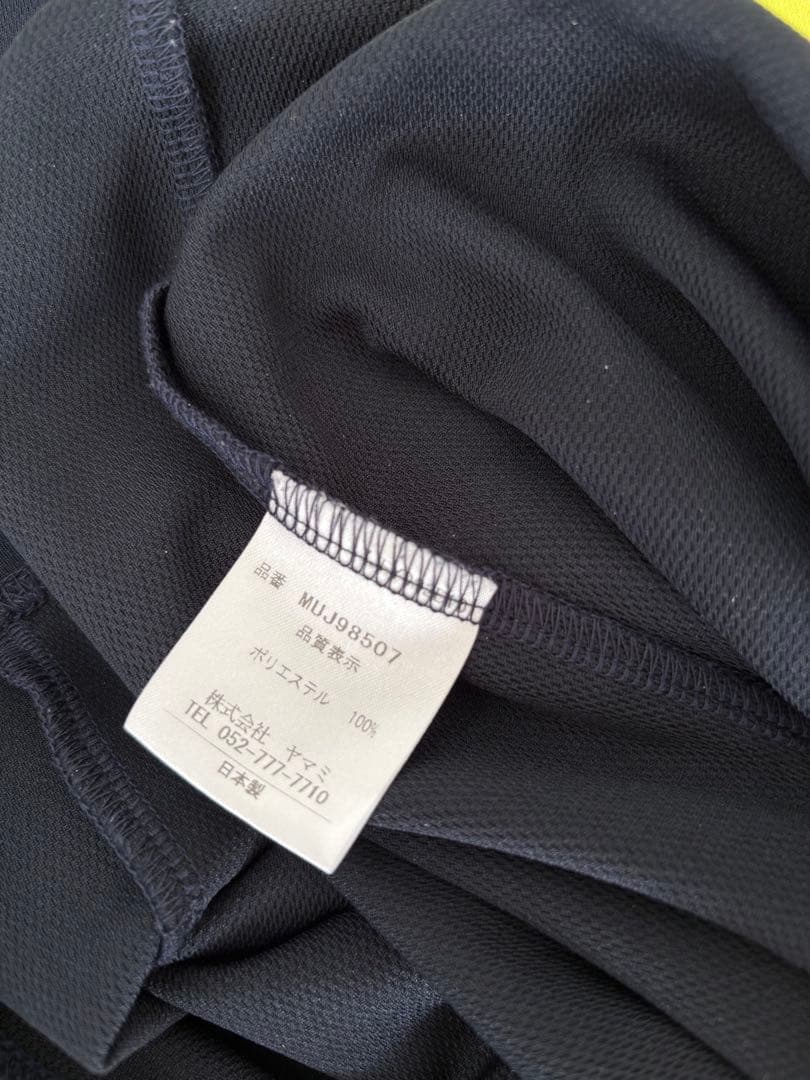 MUTA MARINE ポロシャツ L イエロー/ネイビー