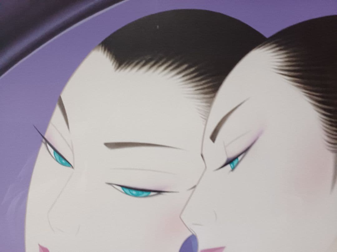 鶴田一郎 「艶鏡」　P20号　 版画　138/150