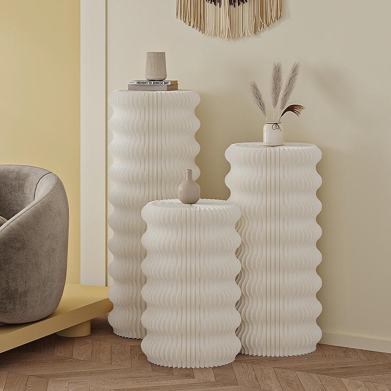 ディスプレイスタンド高さ58㎝直径30cm展示台 陳列台組立不要 展示会イベント