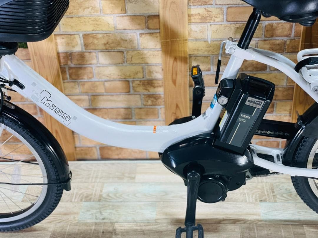 整備済 大容量 ホワイト系 ヤマハ 子供乗せ電動アシスト自転車 ZH2883