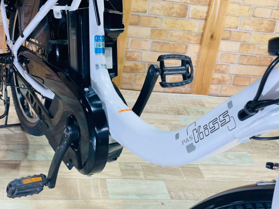 整備済 大容量 ホワイト系 ヤマハ 子供乗せ電動アシスト自転車 ZH2883