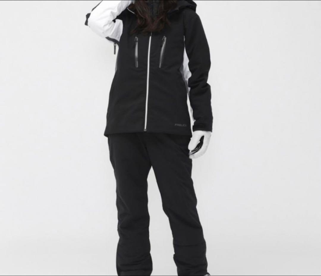 ファブリス レディース スキーウェア上下セット　黒