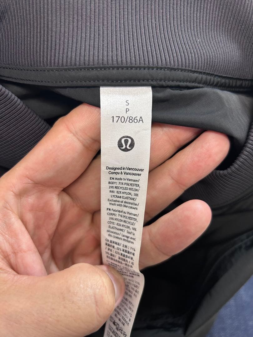 ルルレモン 軽量ボンバージャケット S新品未使用