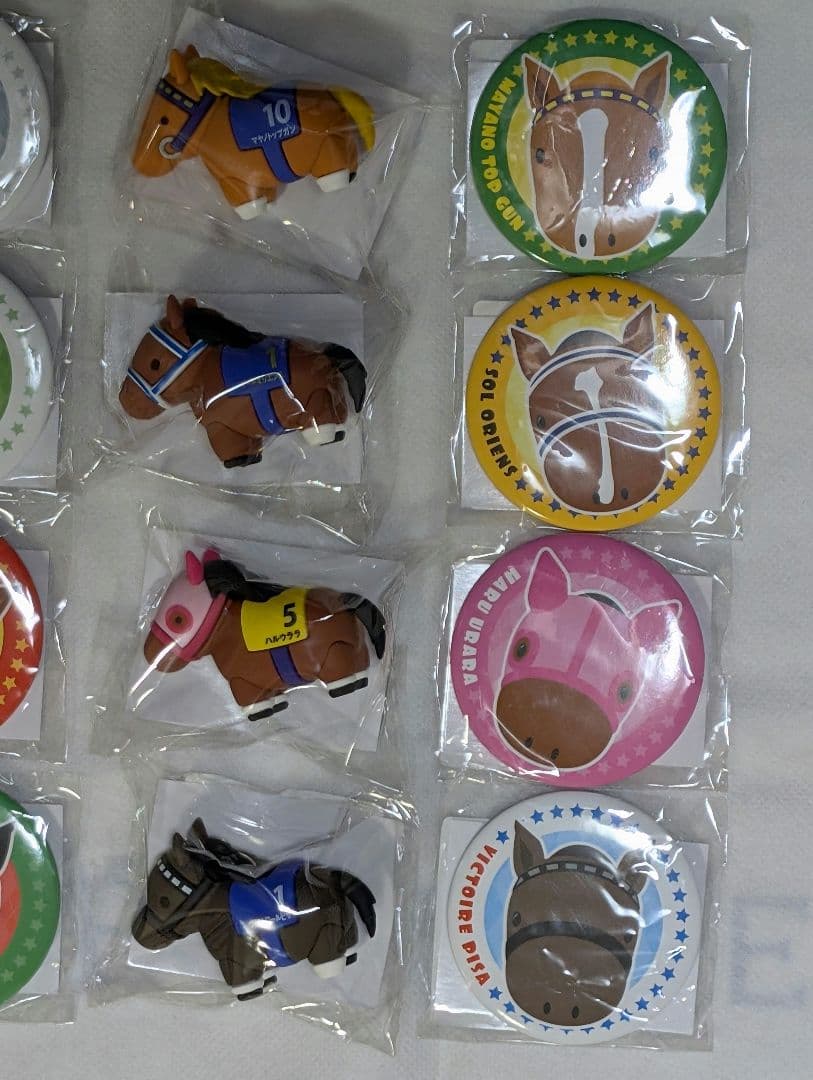 サラブレッドコレクションスクラッチ第九弾C賞ラバーフィギュア&D賞コンプセット