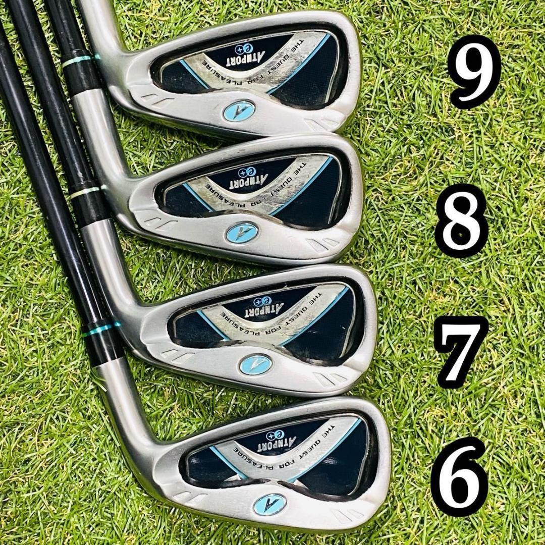 【豪華8本】ホンマ アスポート e + レディースアイアンセット カーボン L