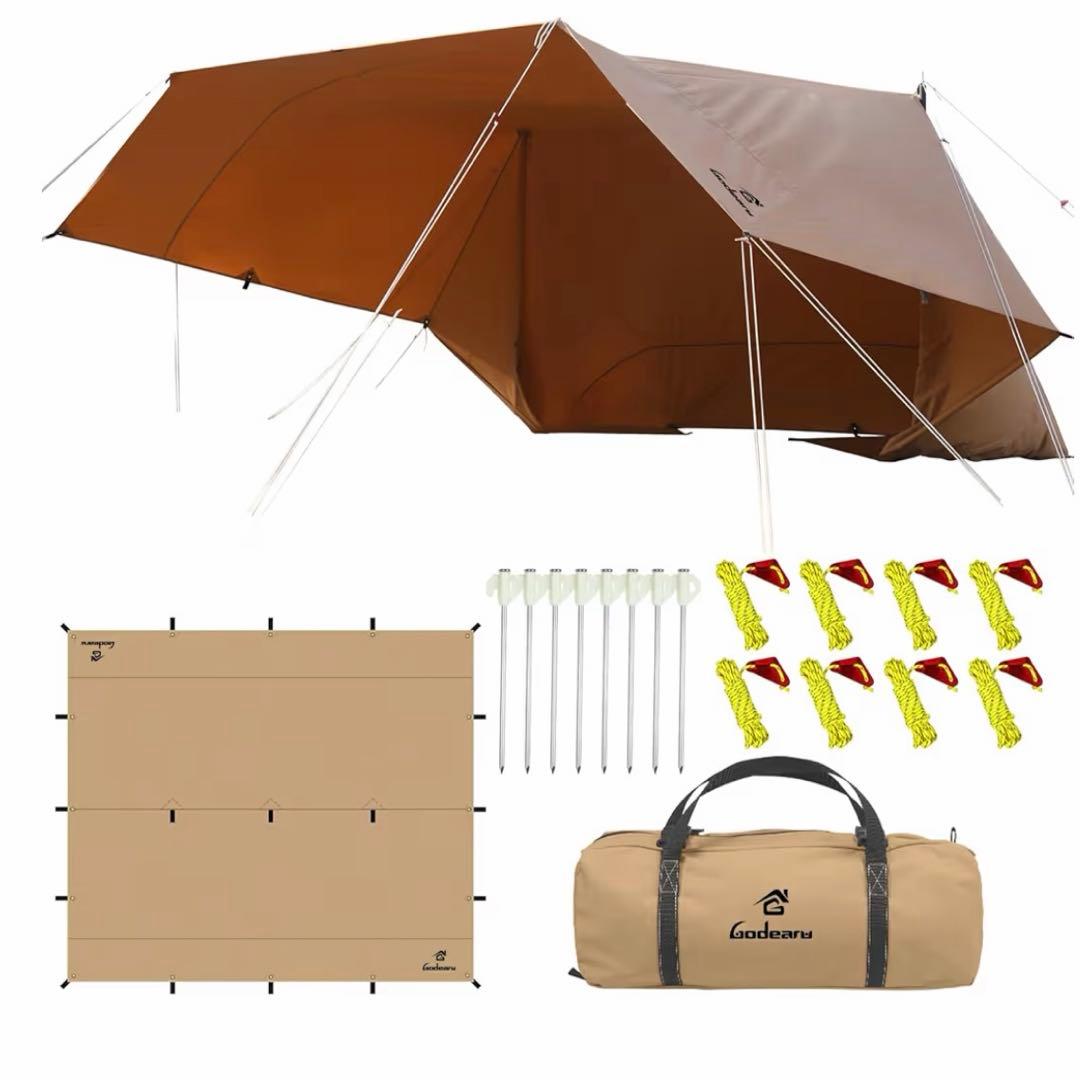 【美品】LOGOS LAND Tepee 350 + Tepee マット＆シート