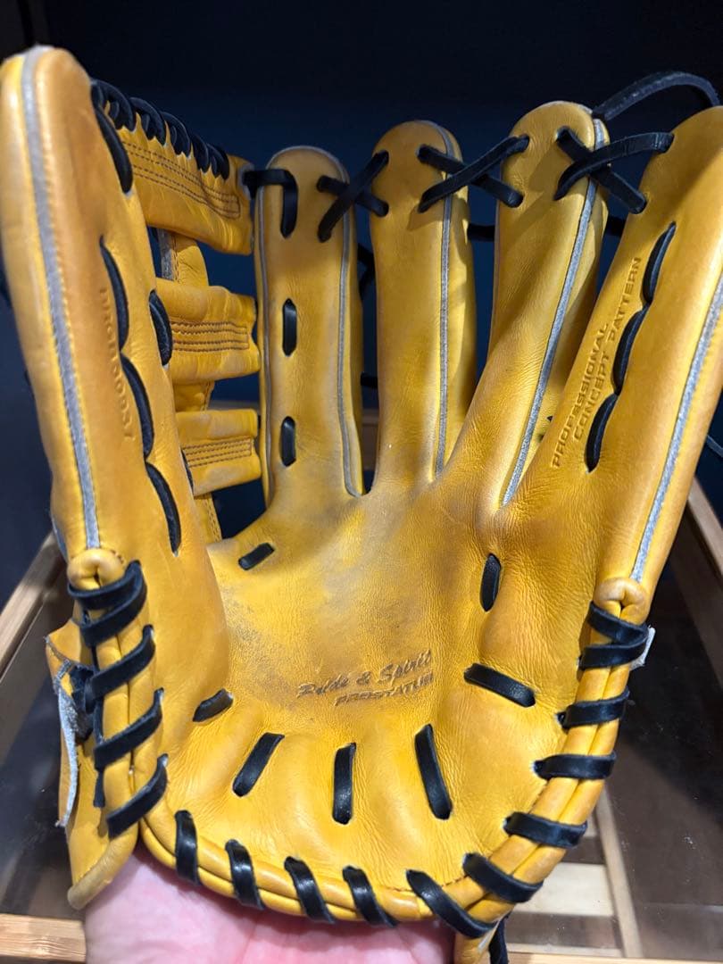 ZETT 軟式グローブ プロステイタス イエロー