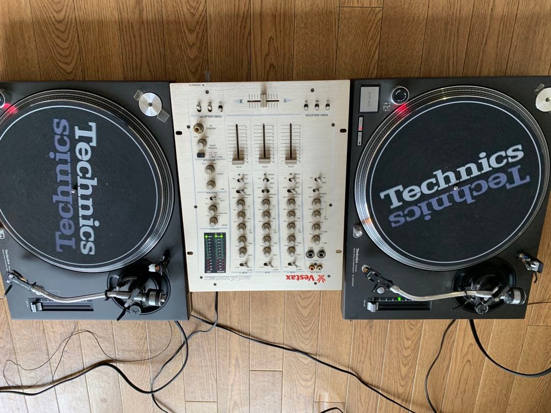 Technics SL-1200MK3DターンテーブルVestaxミキサーセット