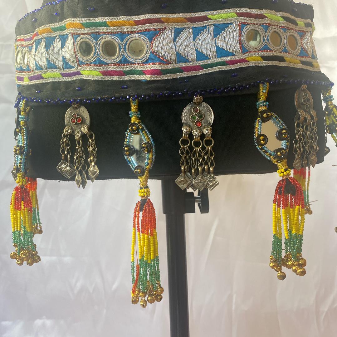 【一点もの】FCBDスタイル アフガンベルト 　ミラーワーク　クチ族