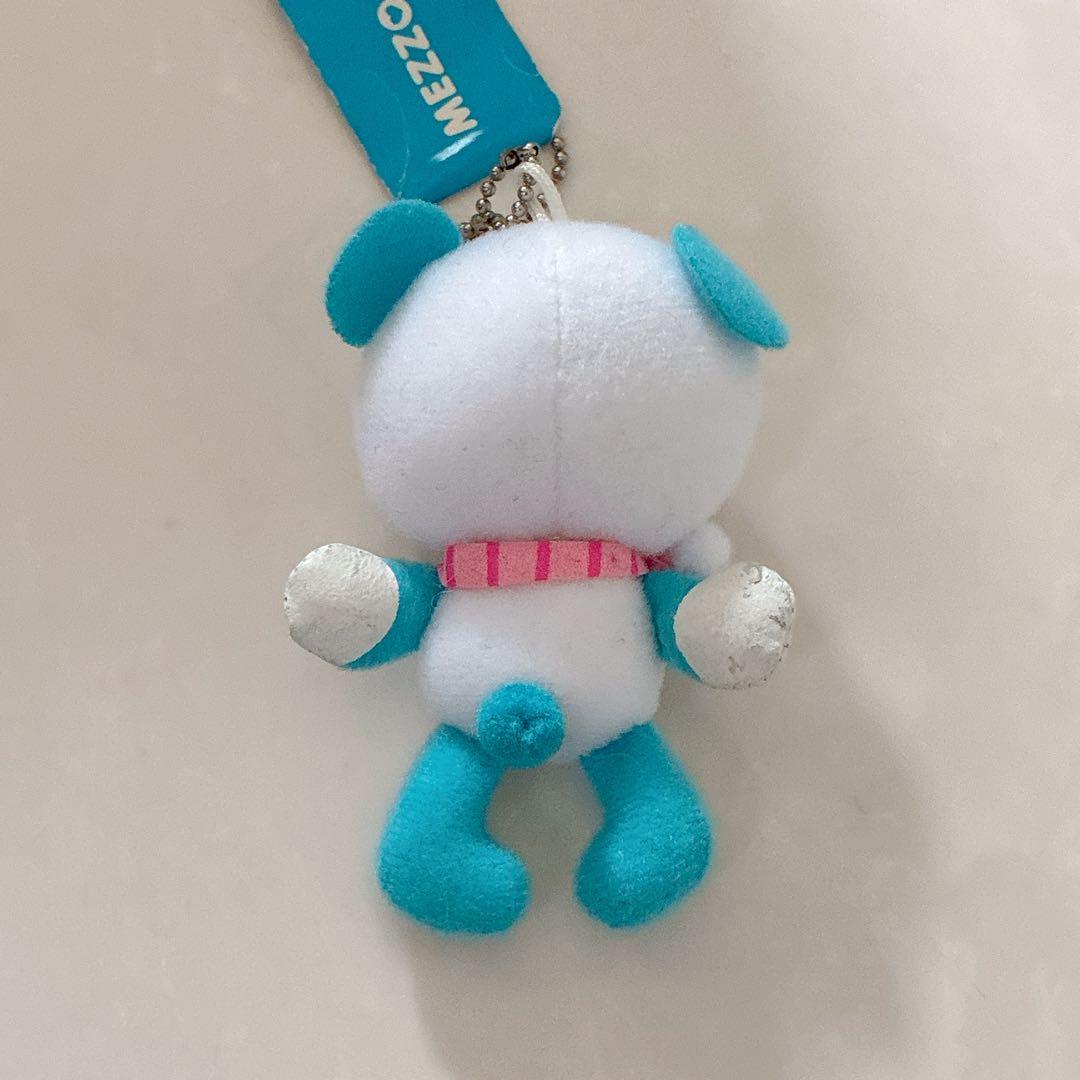 メゾピアノ パンダのパティ ぬいぐるみ マスコット ストラップ 平成レトロ