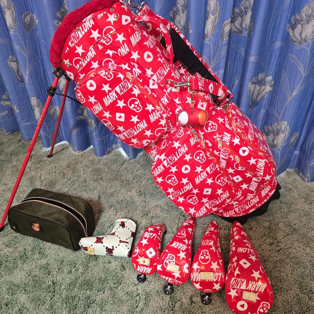 y*6様 mark&lona美品キャディーバッグ一式 即決特典あり！
