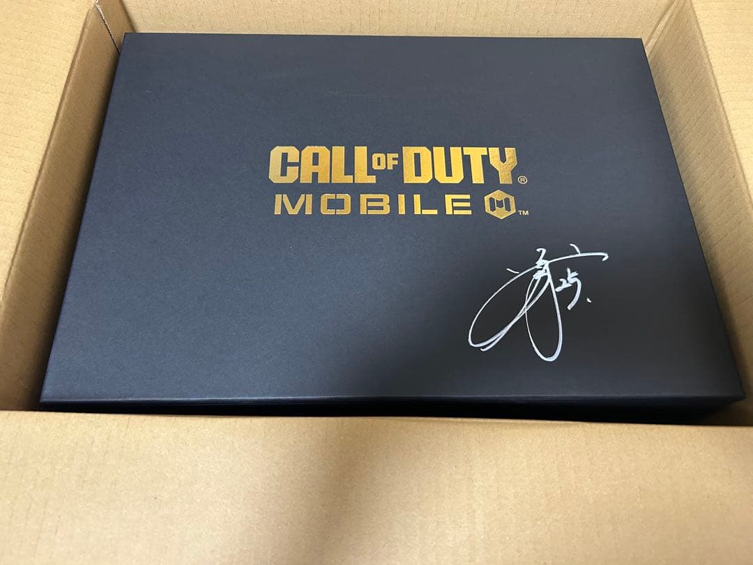 【非売品】岡本和真 直筆サイン入り化粧箱 CoDモバイル限定グッズセット