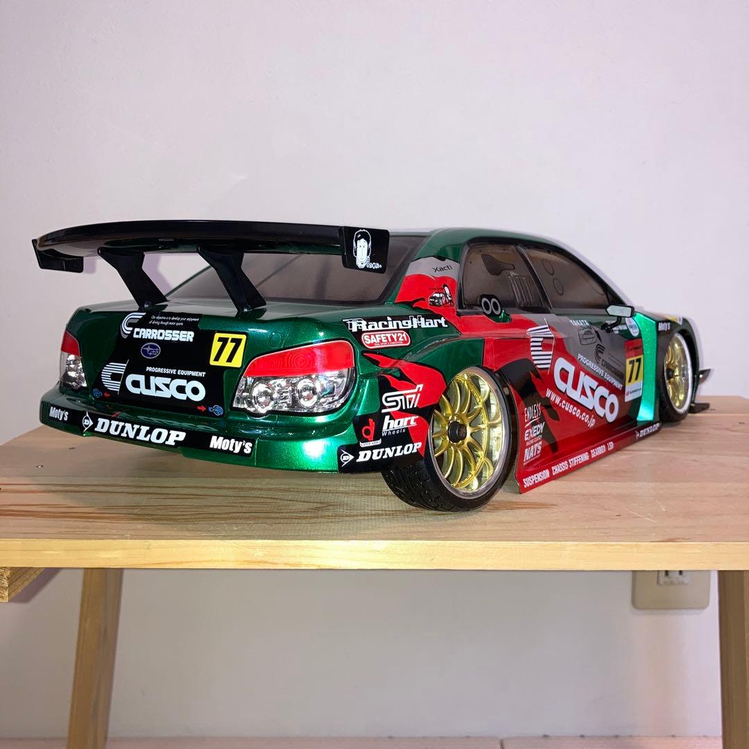 タミヤ　クスコ DUNLOP インプレッサ ボディ