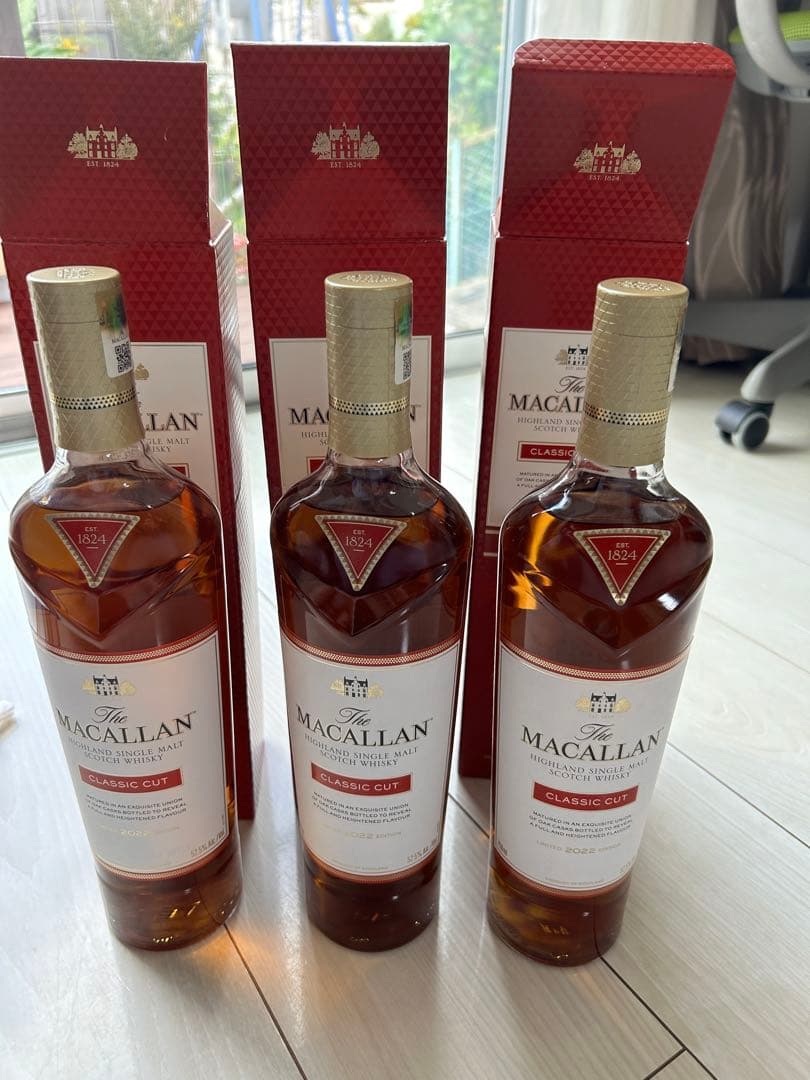 The Macallan Classic Cut 2022 750ml 3本