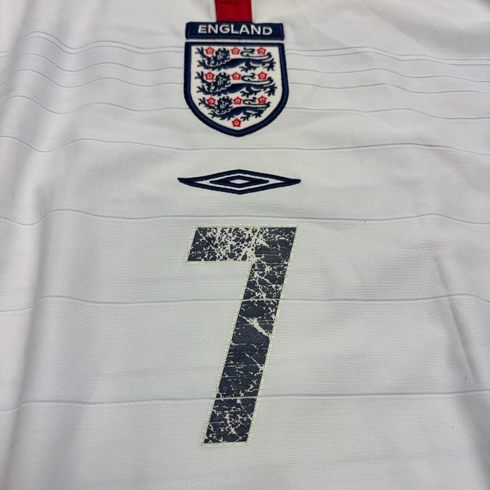 UMBRO イングランド代表 ユニフォーム ベッカム #7 L ゲームシャツ