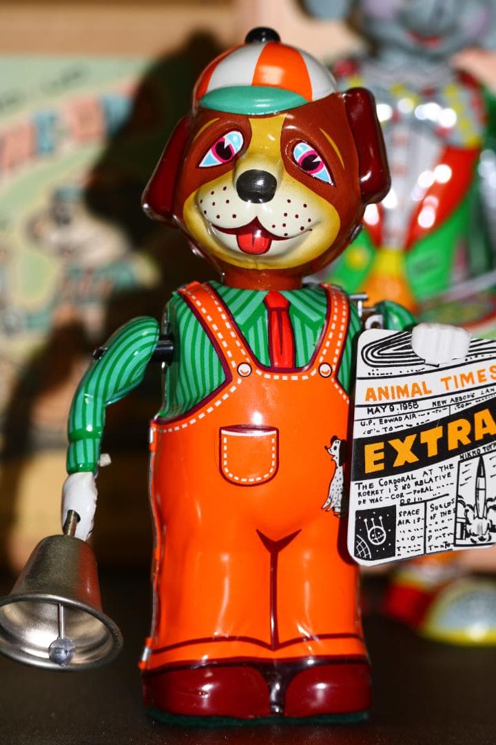 T.K TOYS　ブリキ　ゾウノタイコタタキ　サンタクロース　ニュースドッグ