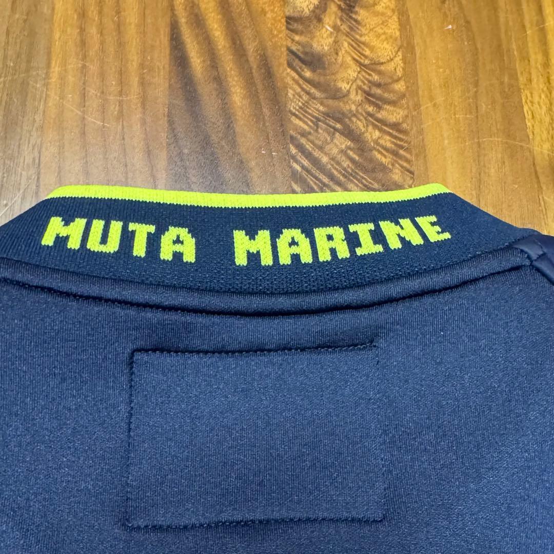 muta MARINE ボンディング切替 クルーネックプルオーバー ネイビー