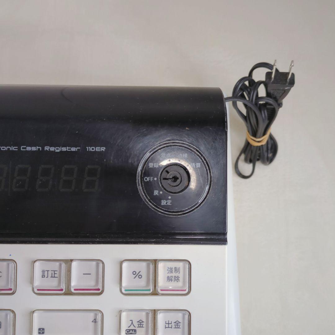 【良品】CASIO 110ER レジ レジスター カシオ 店舗向け
