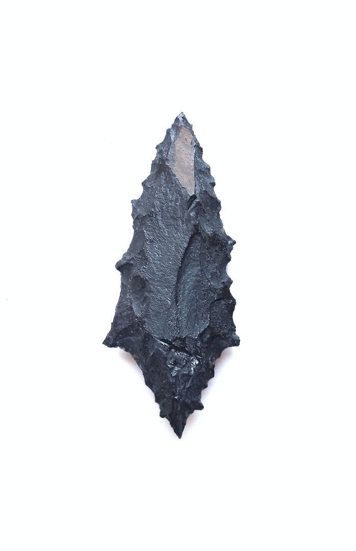 尖頭器 魅惑の 石器 393 原始時代模写