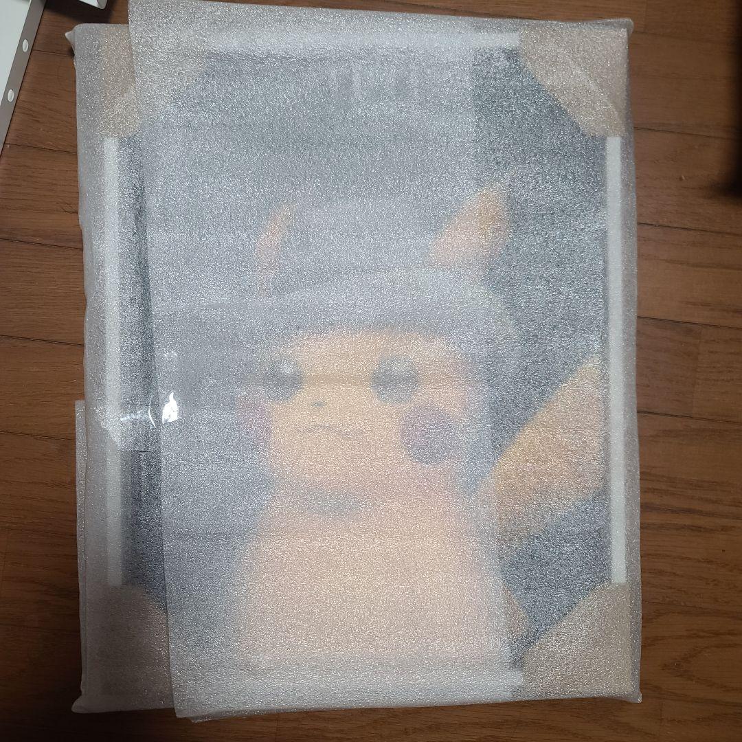 ゴッホピカチュウ　キャンバスアート　鑑定書付き 白枠 35×45cm