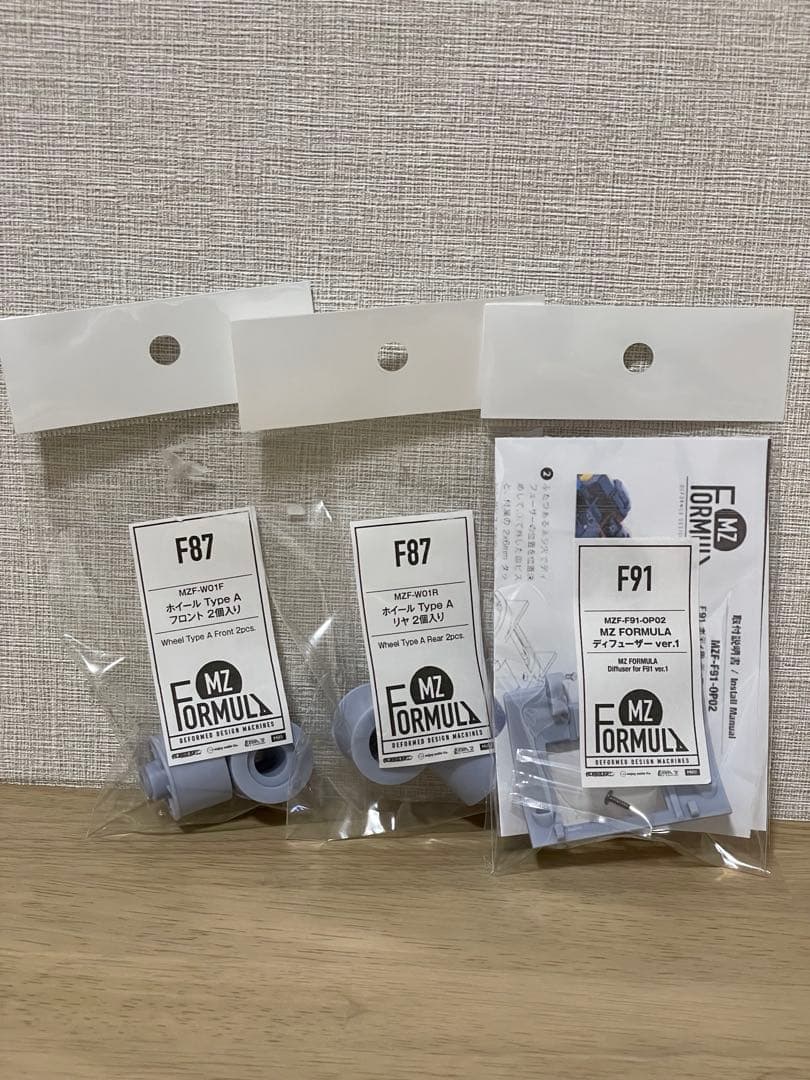 【新品】京商 ミニッツ用MZフォーミュラ F91用ボディ4点セット