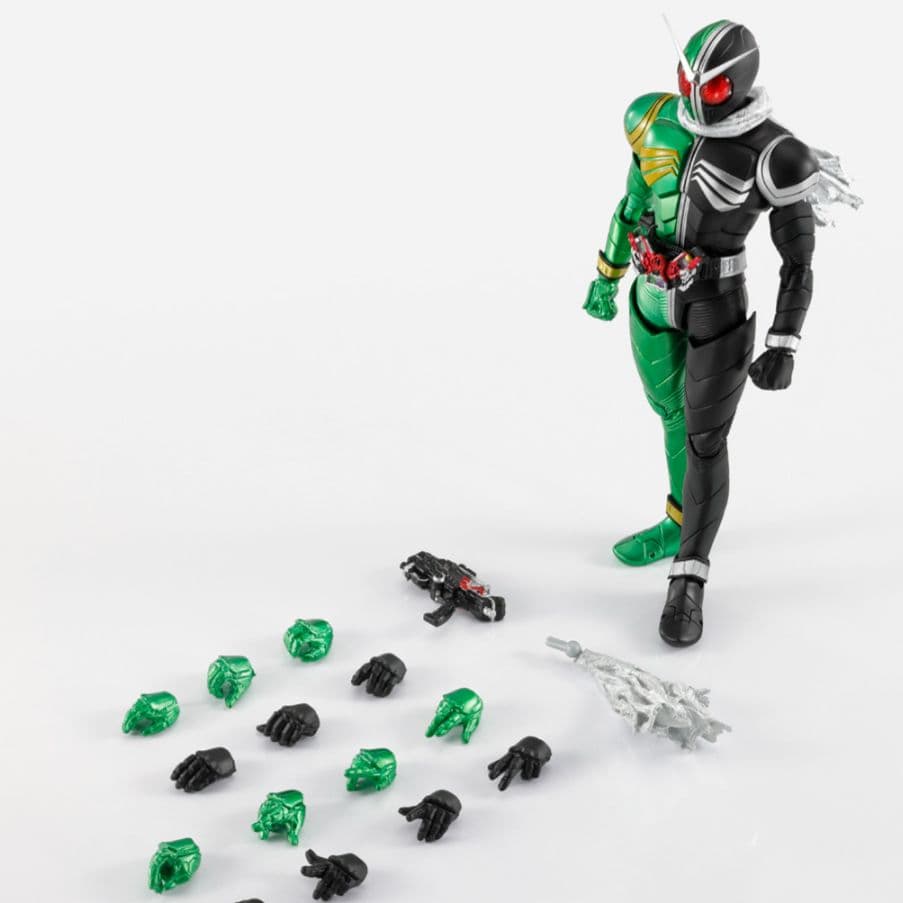 BANDAI真骨彫 仮面ライダーw サイクロンスカル特典Blu-ray付