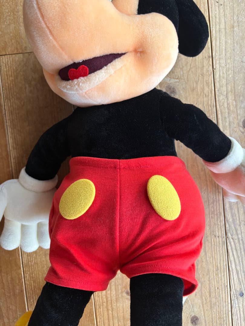tokyo disney land 公式　ミッキーマウス　ぬいぐるみ　日本製