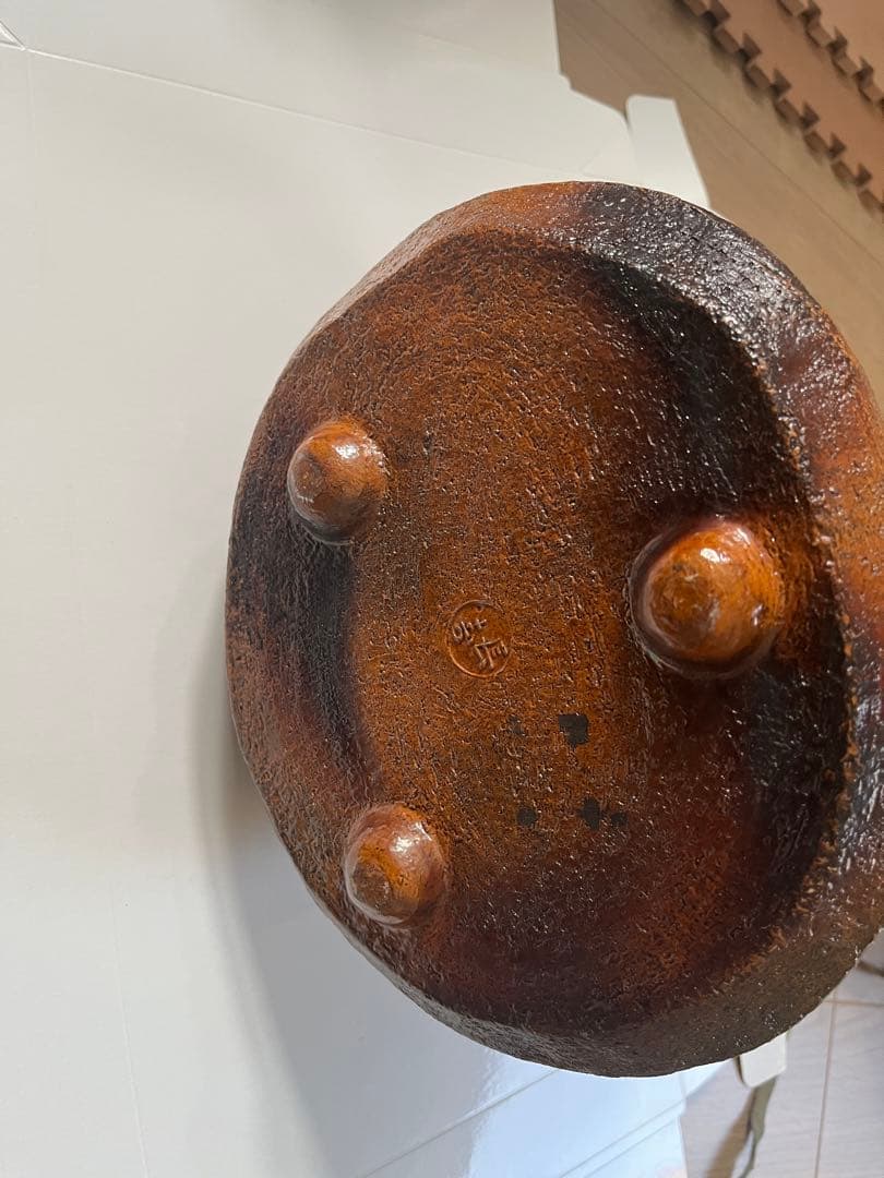 大樋焼　火鉢か茶道具