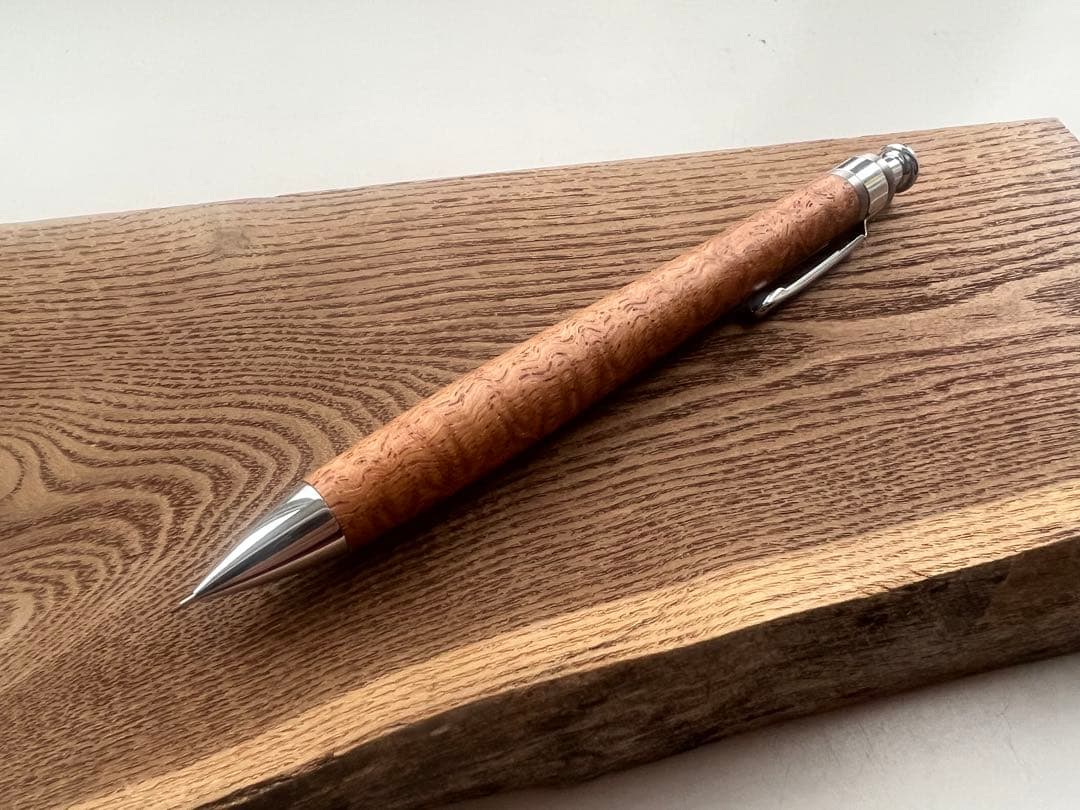 【新品・未使用】工房楔　極上杢　アフゼリア ライ シャープペンシル