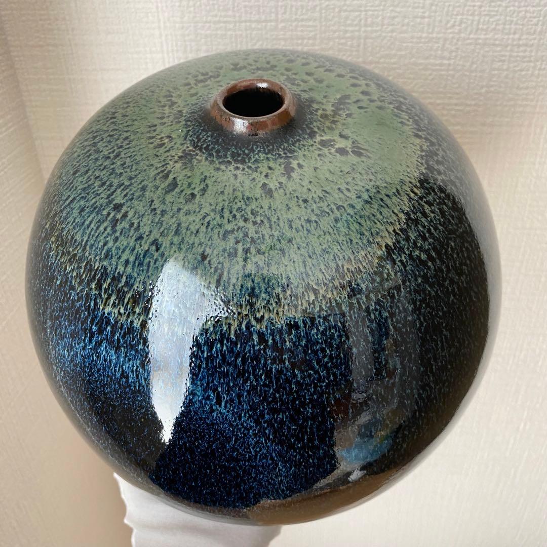 ⚫︎小石原焼　花瓶　工芸品　　　　　　　リS