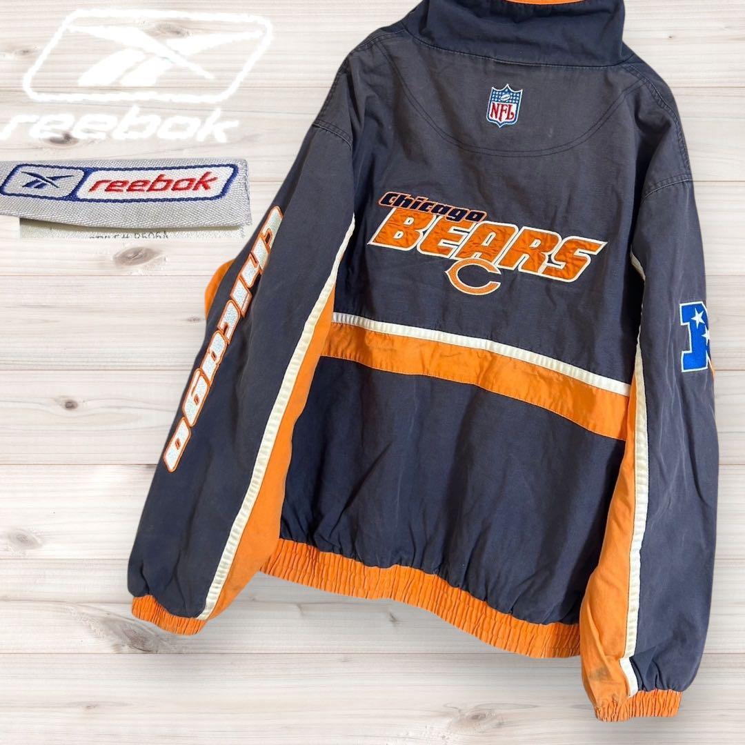 ウォームアップウェア NFL Reebok Chicago Bears cottonjacket XL