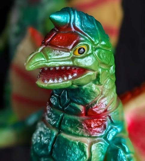 ジャイアント＆スタンダード・ドラコ（ブルマァク復刻）ソフビフィギュア２体セット