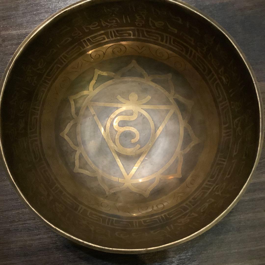 no11 チベット産 シンギングボウル 新品 チベタンボウル 22cm