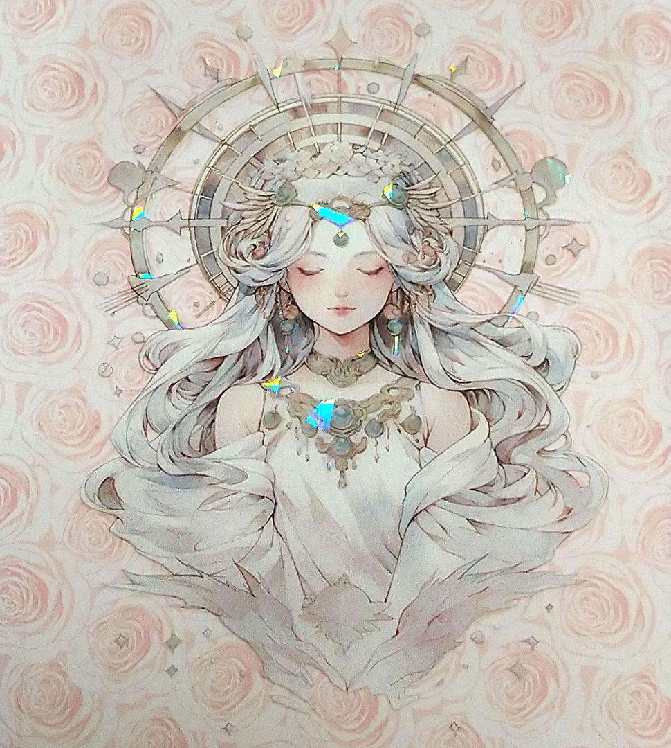 廃盤品✩J931＃占星女神(贝壳光)fantasy切売り海外人物女の子AIマステ