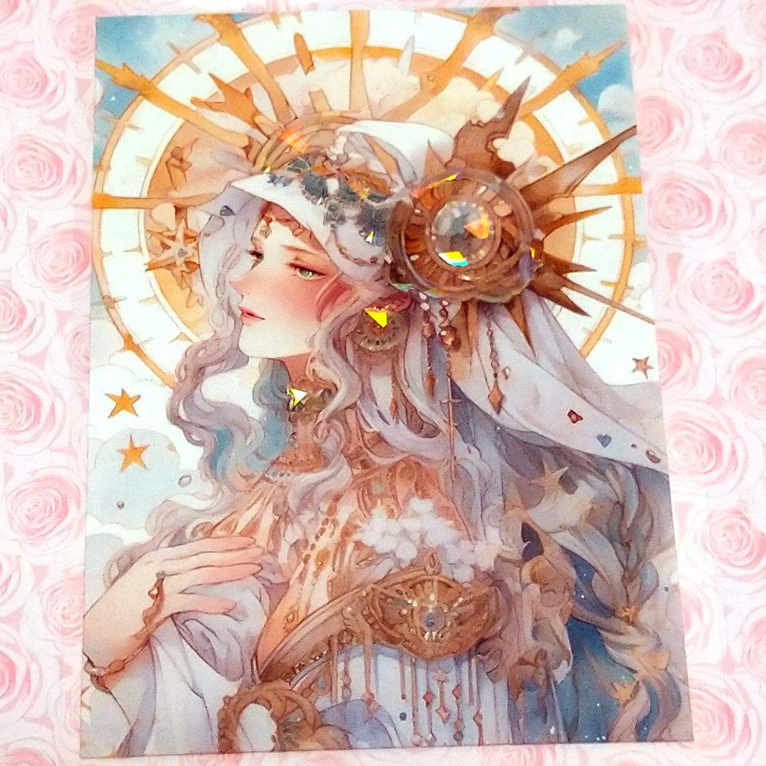 廃盤品✩J931＃占星女神(贝壳光)fantasy切売り海外人物女の子AIマステ