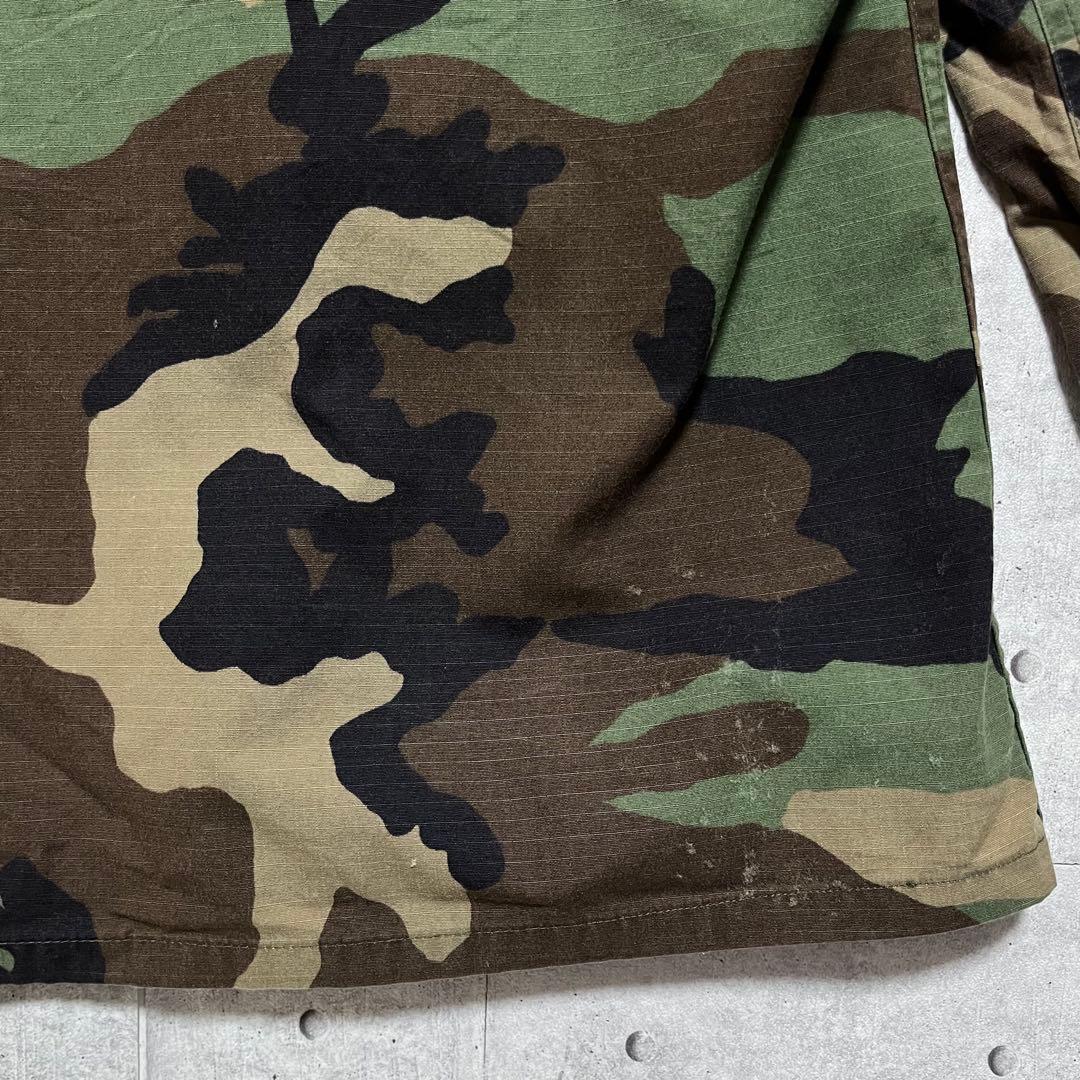j116 US NAVY ウッドランドカモ コンバットジャケット ミリタリー