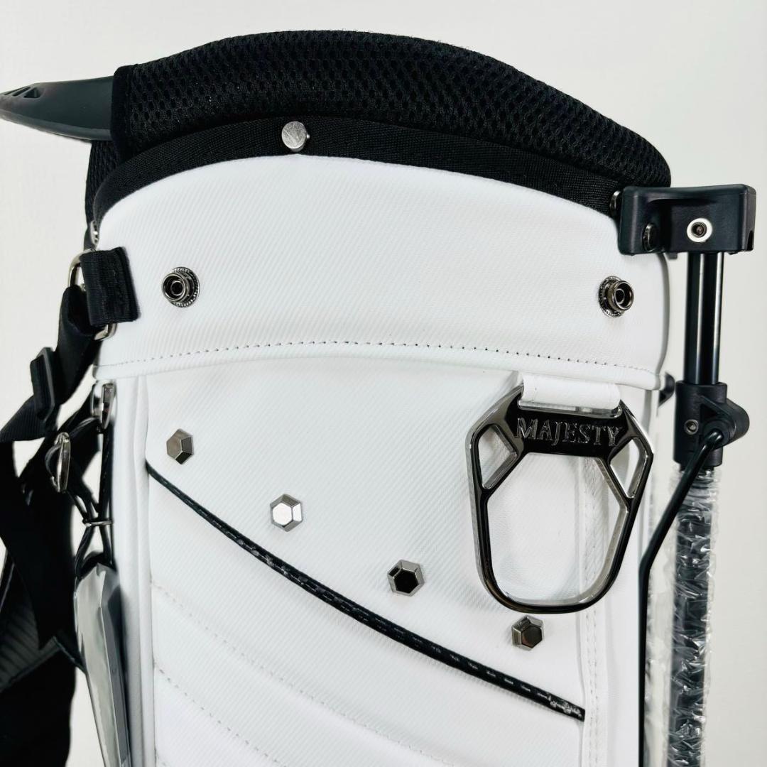 MAJESTY マジェスティ マルマン 新品キャディバッグ ホワイト 大人気