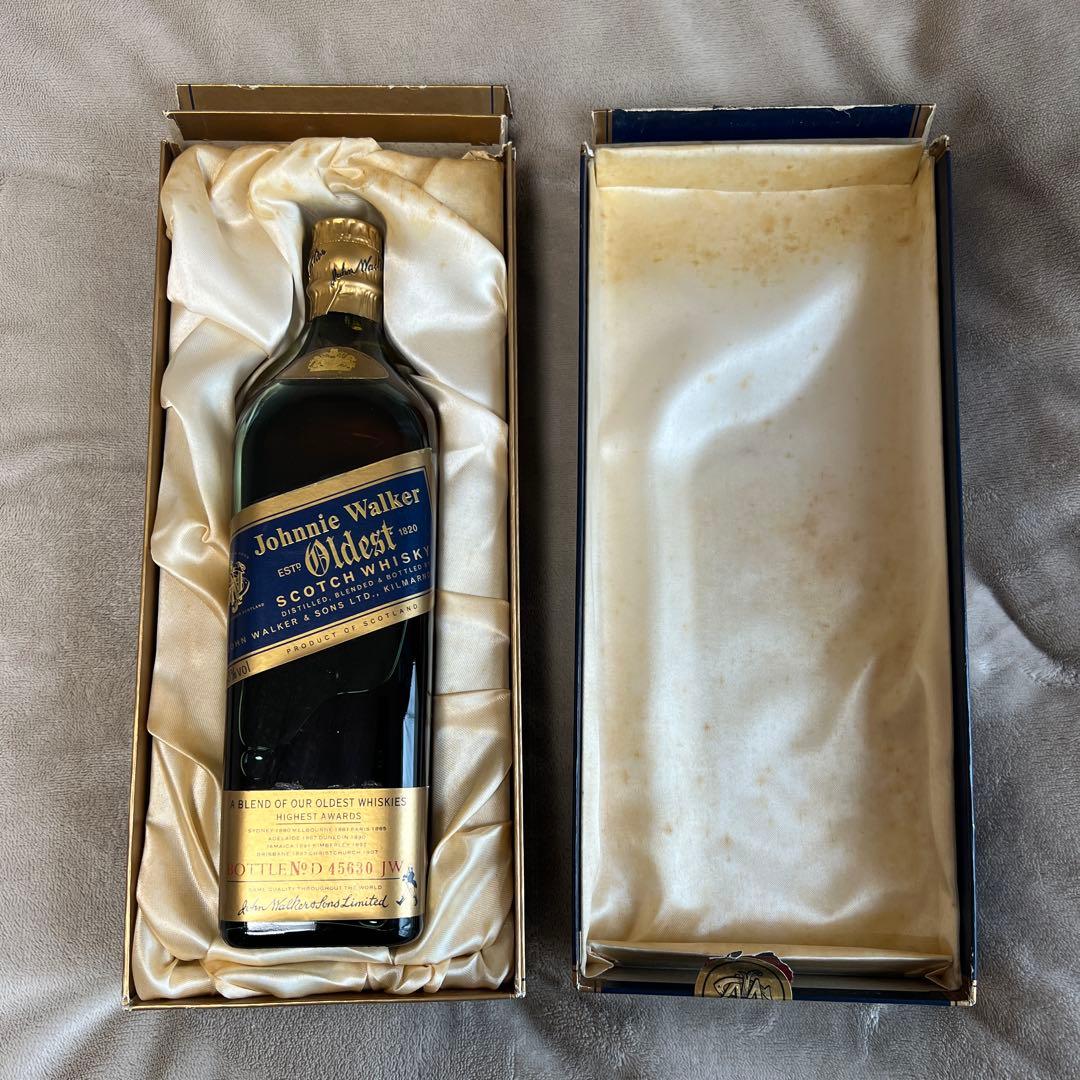 Johnnie Walker Blue Label スコッチウイスキー　角瓶付き