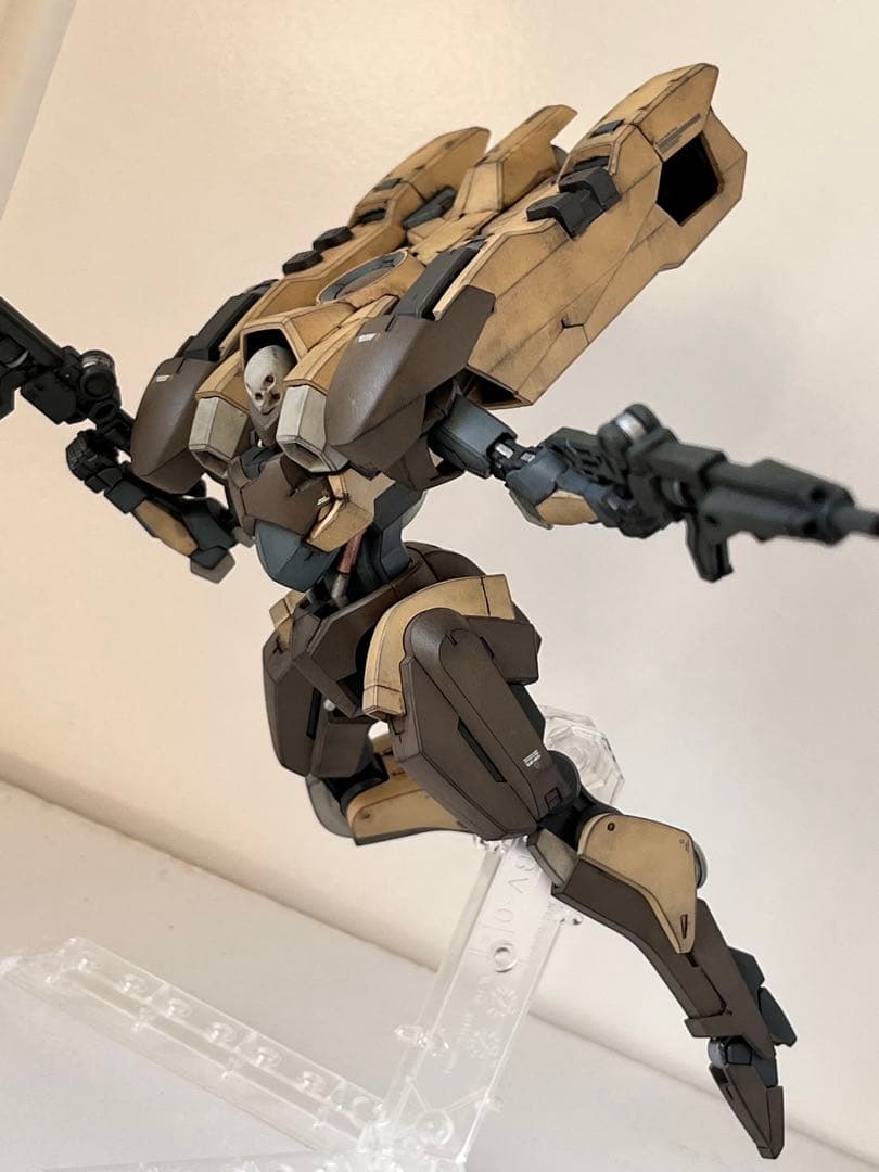 hg ガンプラ　鉄血のオルフェンズ 百里　全塗装　パステルシャドウ　完成品