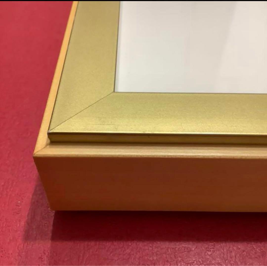 絵画・額縁・版画・安川 眞慈・新品未使用・赤富士ねがい・美術品・インテリア・雑貨