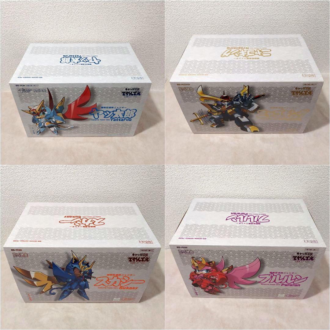 ★【未開封品】キャッ党忍伝てやんでえ ES合金 フィギュア 4体セット